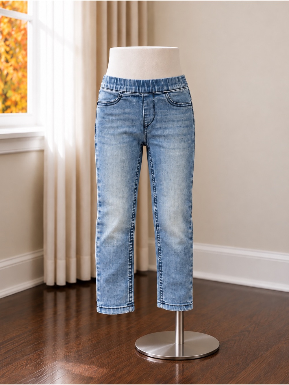 H&M Light Blue Elastic Waist Kids Jeans